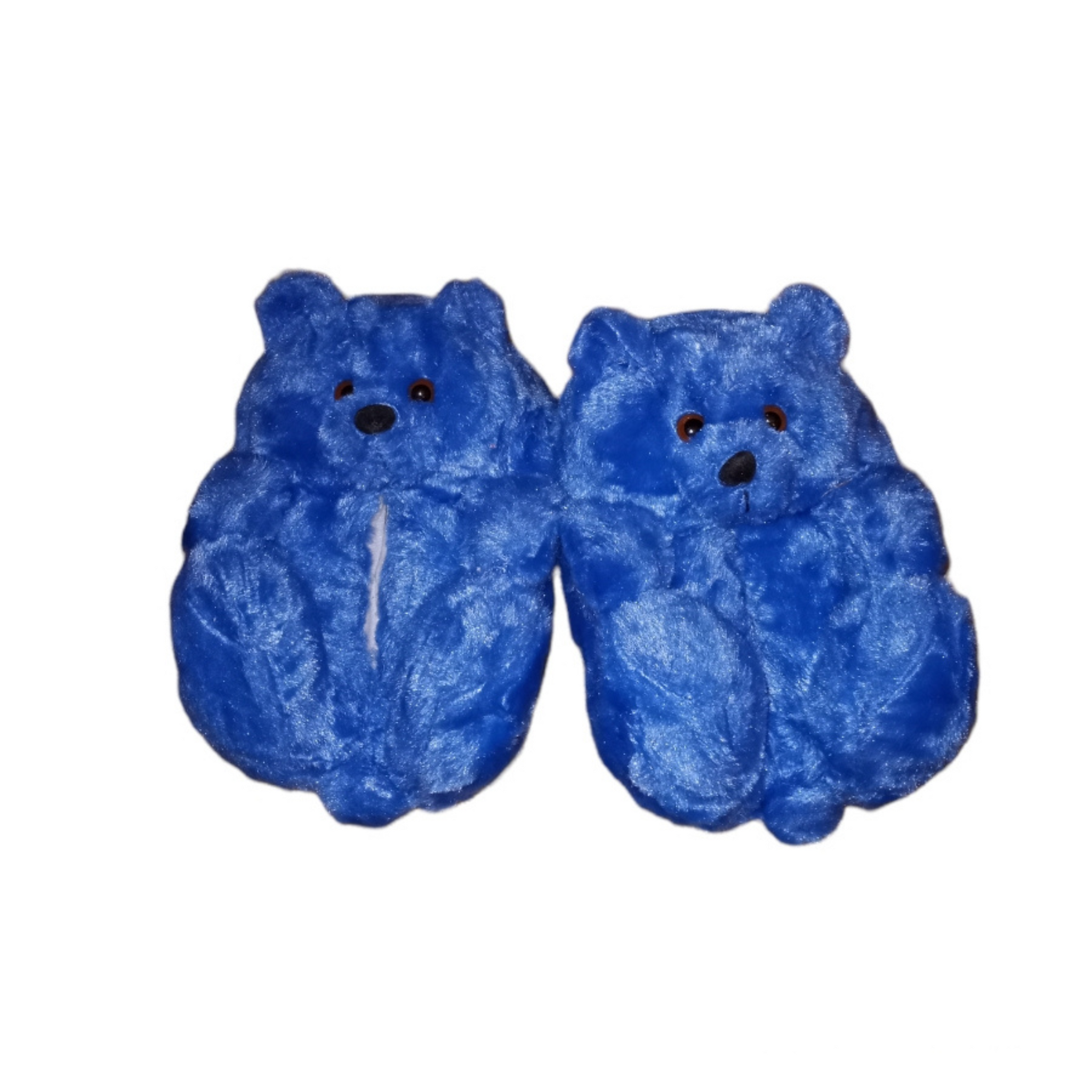 Toddler Teddy Bear Slippers Blue