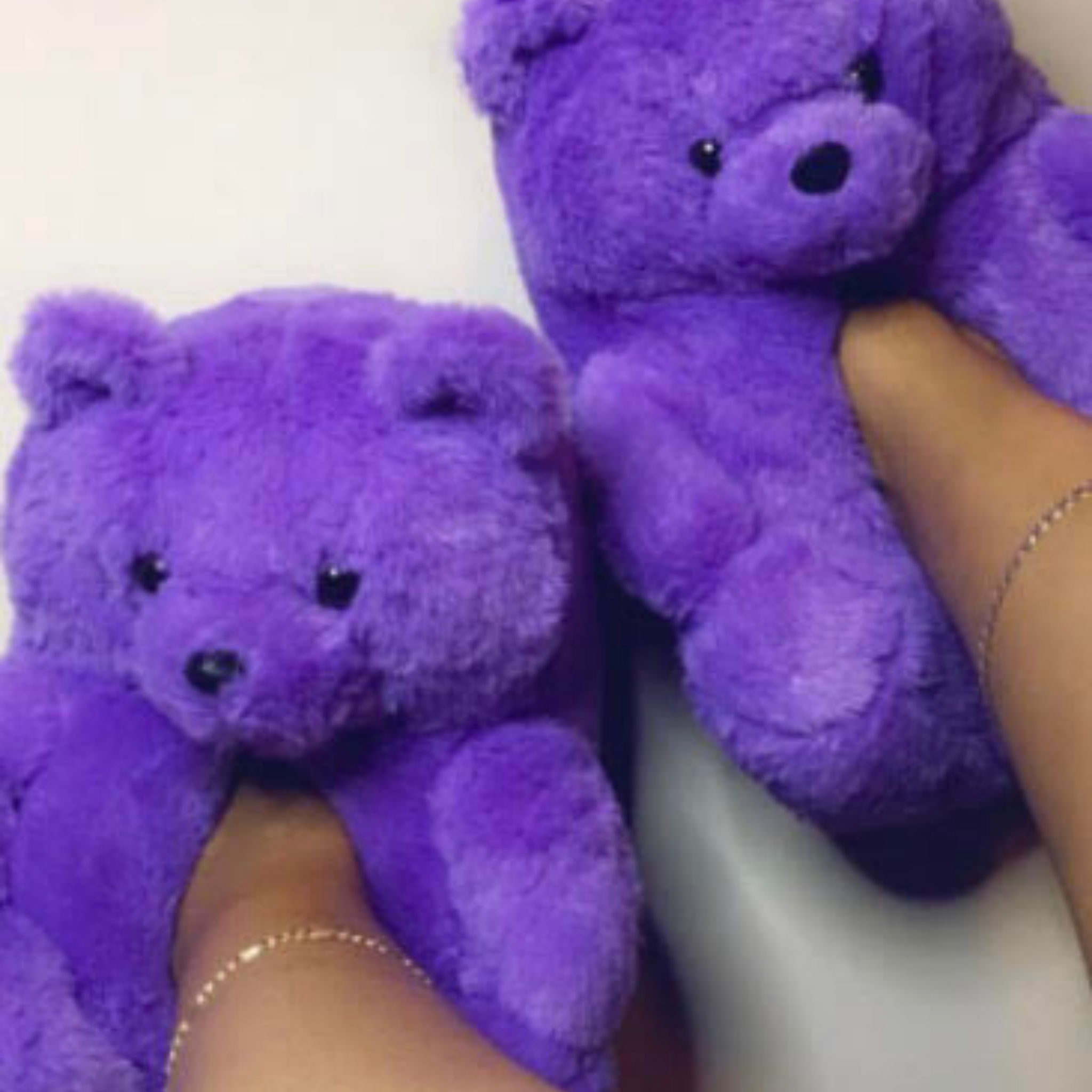Teddy bear slippers for 2025 adults